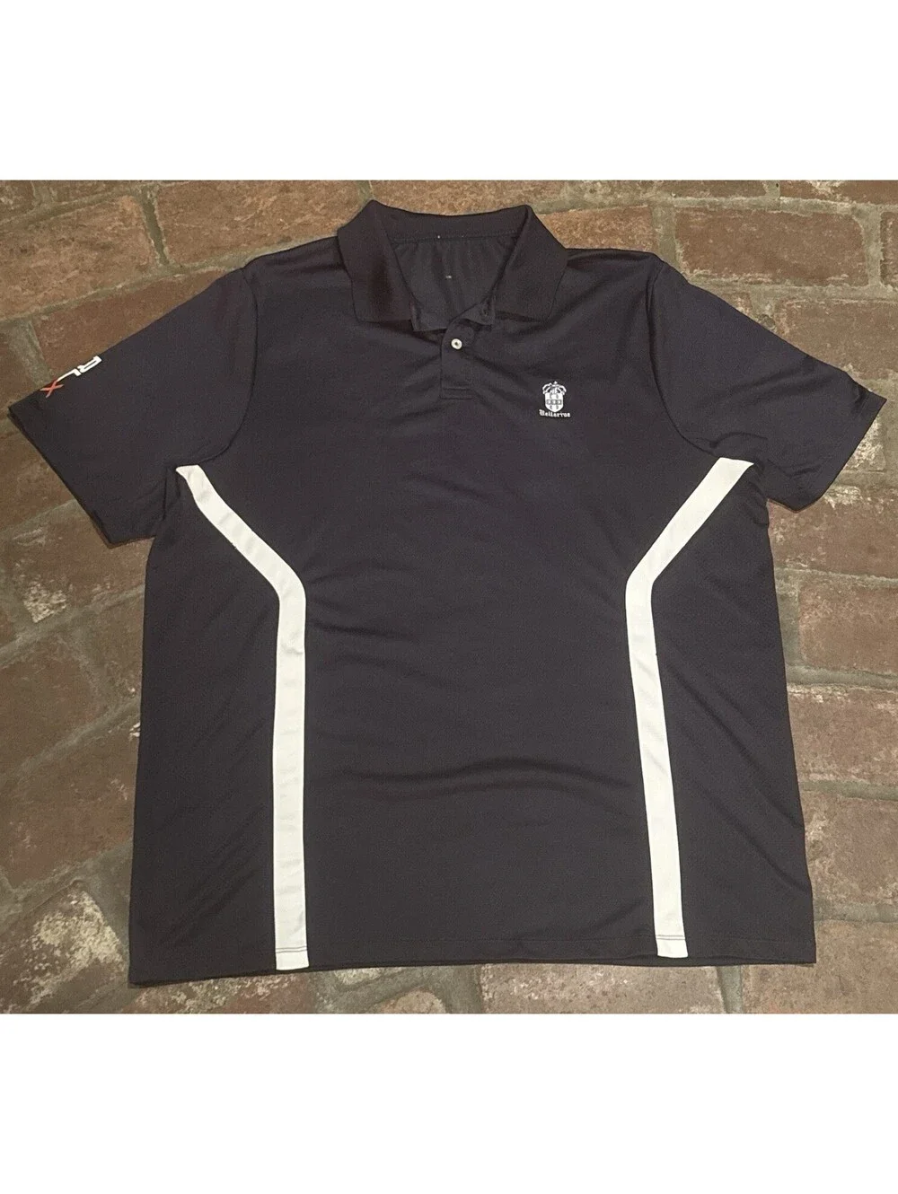 RLX Ralph Lauren Performance Golf Polo Shirt Mens XL Black Bellarive